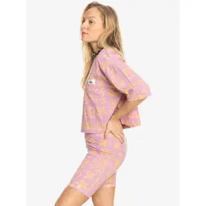 T-shirt crop femme Quiksilver Stm 90S image-3