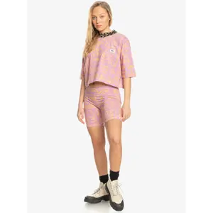T-shirt crop femme Quiksilver Stm 90S image-1