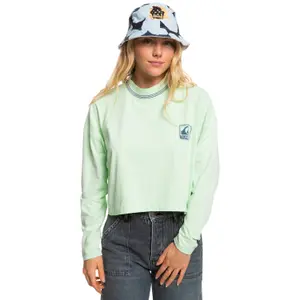 T-shirt crop femme Quiksilver 90S image-0