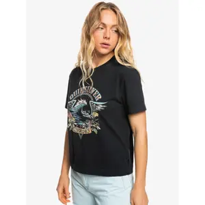 T-shirt femme Quiksilver Hair Metal image-3
