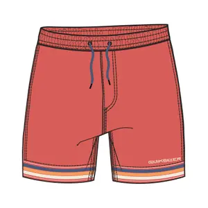 Short de bain Quiksilver Tape Of Paradise Volley 15 image-0