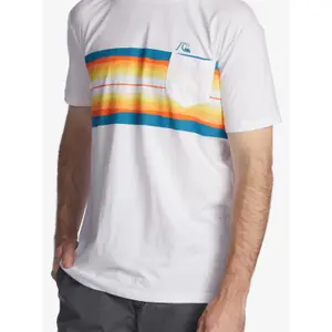 Resinfärgad t-shirt med ficka Quiksilver image-4