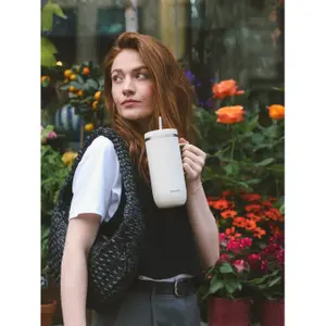 Stainless Steel Insulated Cup with Handle Qwetch image-1