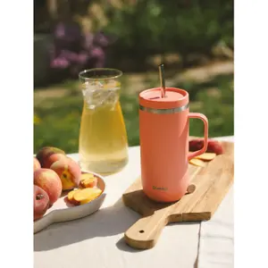 Stainless Steel Insulated Cup with Handle Qwetch image-1