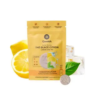 Pastill för vätskeersättning iste citron Qwetch (x12)