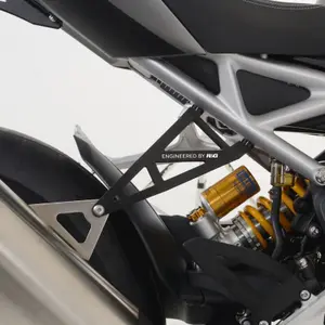 Motorcykel reservedele fodstøtte kit tilbagetrækning og udstødningsbeslag R&G Racing Triumph Speed Triple RS/RR