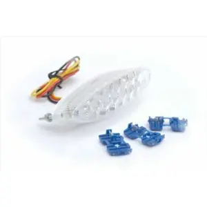 Translucent license plate light for motorcycle R&G Racing image-0