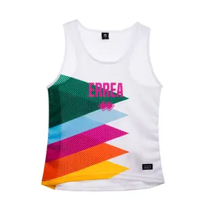 Camiseta de tirantes para mujer Errea essential graphic ad triangle 70s image-0