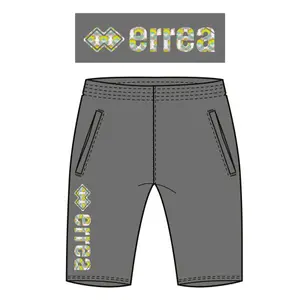 Pantalones cortos de mujer Errea essential fantasy ad antracite_melange 70s flowers image-0