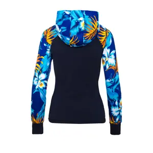 Sudadera con capucha para mujer Errea essential flower image-1