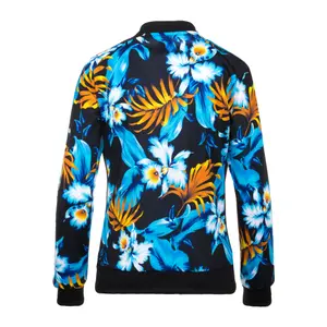 Chaqueta Errea stripe classic print bomber image-1