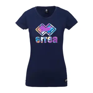 Girl's T-shirt Errea essential logo floreal flowers image-0