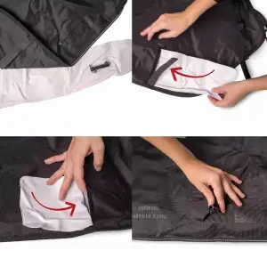 Symmetrical motorcycle deck inflation Tucano Urbano image-1