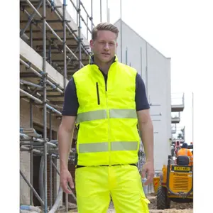 Result's Reflective Safety Puffer Vest image-1