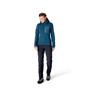 Women's zip-up hoodie fleece Rab Ascendor Light image-2