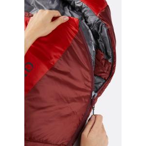 Women's left-opening sleeping Bag Rab Solar Eco 3 image-4