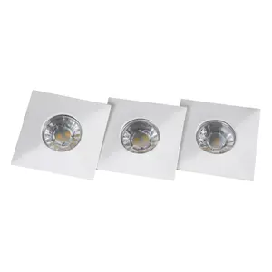 Lot de 3 luminaires LED encastré Rabalux Randy - 4W 350lm 3000K IP44/20 image-0