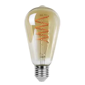 LED-lampa med glödtråd Rabalux E27 ST64 image-0