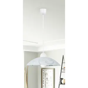 Plafonniers suspension fixe Rabalux Scroll D30cm image-1