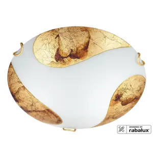 Plafondlamp Rabalux Art Gold D30 image-0