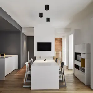 Round aluminium interior ceiling light Rabalux Kobald image-2
