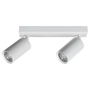 Plafonnier intérieur spot en métal sans source lumineuse Rabalux Solo D5,5cm H13,5cm IP20 GU10 2x MAX25W image-0
