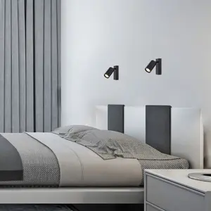 Innenwandleuchte aus Metall ohne Lichtquelle mit Schalter Rabalux Solo GU10 1x MAX25W 6x15cm D5,5cm L13, IP20, image-2