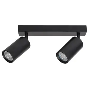 Faretti metallici per interni senza sorgente luminosa Rabalux Solo GU10 2x MAX25W 29,5x13cm D5,5cm H13,5cm IP20 image-0