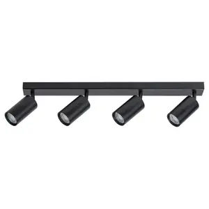 Deckenleuchten innen Spot aus Metall ohne Lichtquelle Rabalux Solo GU10 4x MAX25W 60x14cm D5,5cm H13,5cm IP20 image-0