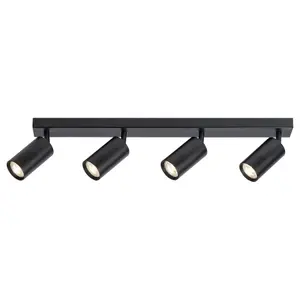 Deckenleuchten innen Spot aus Metall ohne Lichtquelle Rabalux Solo GU10 4x MAX25W 60x14cm D5,5cm H13,5cm IP20 image-1