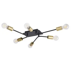 Industrial-style ceiling light Rabalux Lanny image-0