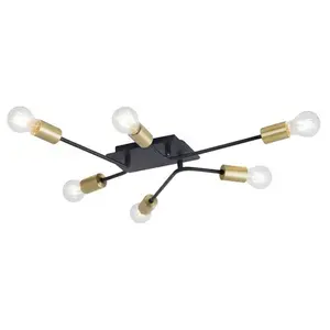 Industrial-style ceiling light Rabalux Lanny image-1
