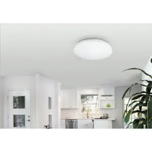 Lampada da soffitto in plastica con LED integrato Rabalux Rob 20W 1400lm 4000K D290 image-1