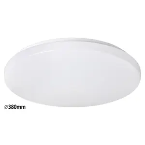 Plafonniers en plastique avec LED intégrée Rabalux Rob 32W 2600lm 4000K D380 image-2