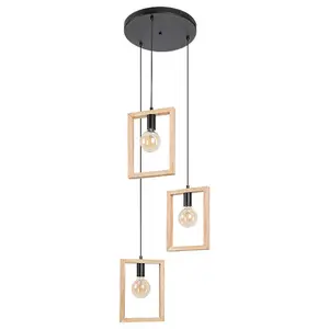 Indoor metal chandelier Rabalux Indigo image-1