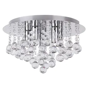 Hængende ornamental loftslampe Rabalux Corinna D35cm image-0