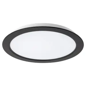 LED-taklampor med infälld panel i rund plast klass f Rabalux Shaun 5W 450lm 4000K D9,5xH2,6cm IP20 image-1
