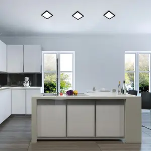 Ceiling mounted led recessed panel interior plastic square class f Rabalux Shaun 5W 450lm 4000K 9,5xH2,6cm IP20 image-2