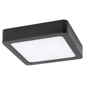 Taklampor plastpanel för interiör integrerade led kvadrat klass f Rabalux Shaun 12W 1035lm 4000K 14,5xH4,5cm IP20 image-1