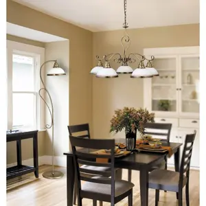 5-arm pendant ceiling light Rabalux Elisett D60 cm image-1