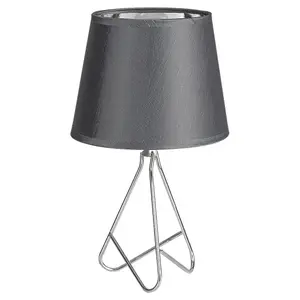 Fém textiles asztali lámpa kábelkapcsolóval Rabalux Blanka E14 1xMAX 40W image-0