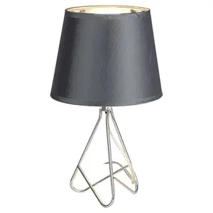Fém textiles asztali lámpa kábelkapcsolóval Rabalux Blanka E14 1xMAX 40W image-1