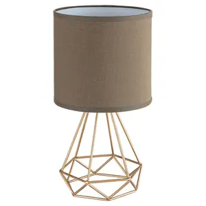 Tischlampe aus Textilmetall Schalter am Kabel Rabalux Kinga image-1