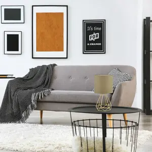 Tischlampe aus Textilmetall Schalter am Kabel Rabalux Kinga image-2