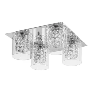 Indvendig loftslampe med krystaldekoration Rabalux Duchess image-0