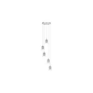 Interior glass chandelier with interior decoration Rabalux image-0