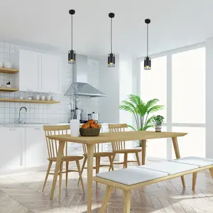 Interior ceiling light, metal, textile cable Rabalux Dimitri image-1