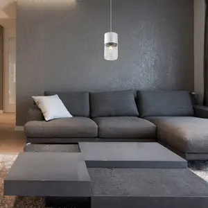 Deckenleuchten Pendelleuchte für Innenräume Aluminium Textilkabel Rabalux Zelkova E27 1x MAX 40W D12xH120cm IP20 image-1