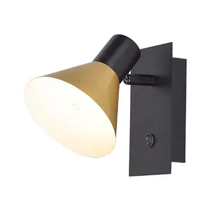 Metal indoor spotlight on/off switch on base Rabalux Alvaro image-0