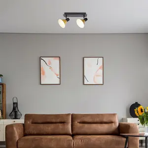 Indendørs loftsspot i metal Rabalux Alvaro image-1